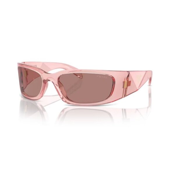 NEW PRADA PINK SHIELD SUNGLASSES - Picture 1 of 3